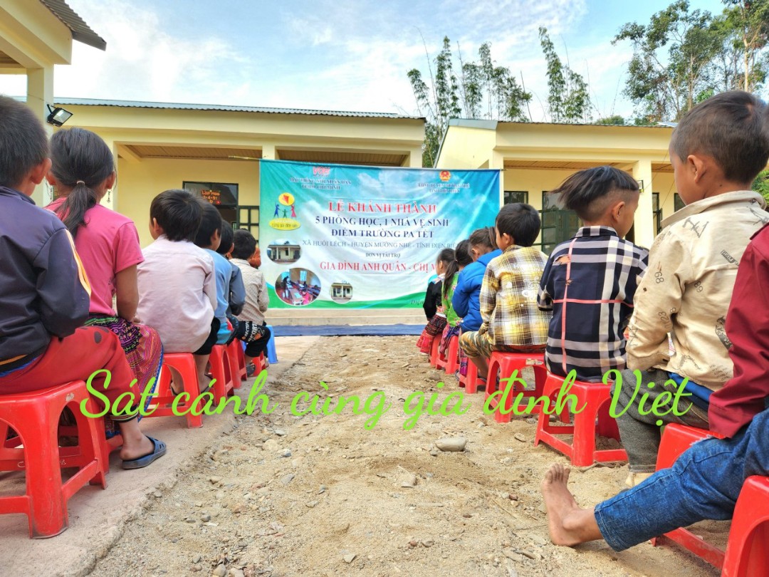 KHÁNH THÀNH ĐIỂM TRƯỜNG PA TẾT - XÃ HUỔI LẾCH, HUYỆN MƯỜNG NHÉ, TỈNH ĐIỆN BIÊN