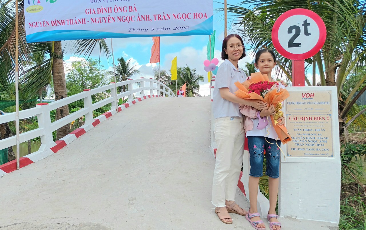 KHÁNH THÀNH CẦU ĐỊNH HIỀN 2 - XÃ VĨNH PHÚ ĐÔNG, HUYỆN PHƯỚC LONG, TỈNH BẠC LIÊU