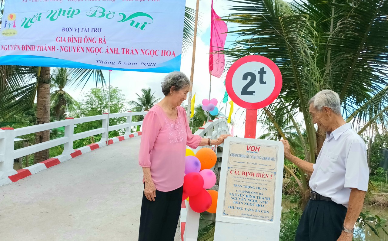 KHÁNH THÀNH CẦU ĐỊNH HIỀN 2 - XÃ VĨNH PHÚ ĐÔNG, HUYỆN PHƯỚC LONG, TỈNH BẠC LIÊU