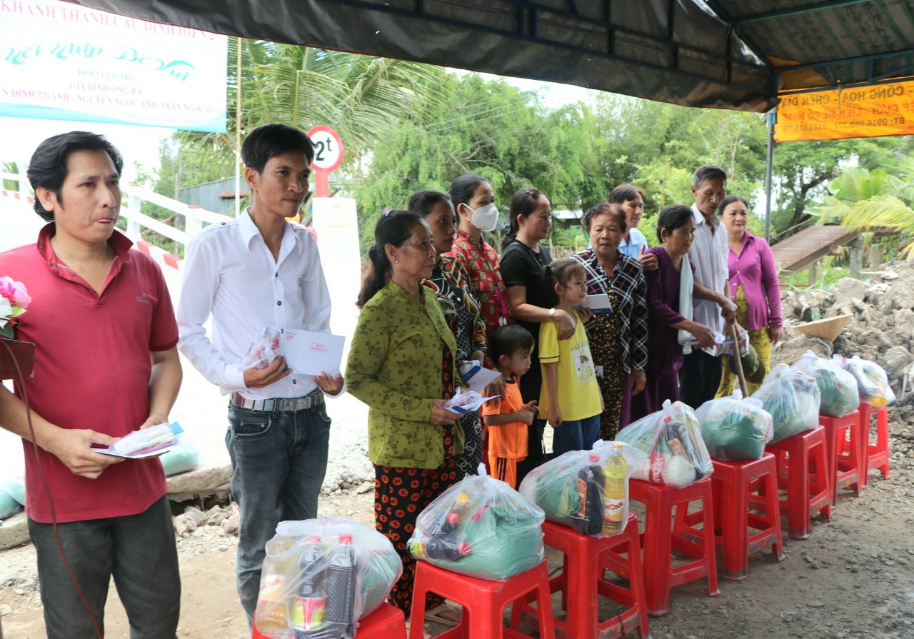KHÁNH THÀNH CẦU ĐỊNH HIỀN 2 - XÃ VĨNH PHÚ ĐÔNG, HUYỆN PHƯỚC LONG, TỈNH BẠC LIÊU