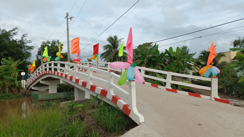 CẦU ÔNG THIỆU - XÃ VĨNH BÌNH, HUYỆN HÒA BÌNH, TỈNH BẠC LIÊU