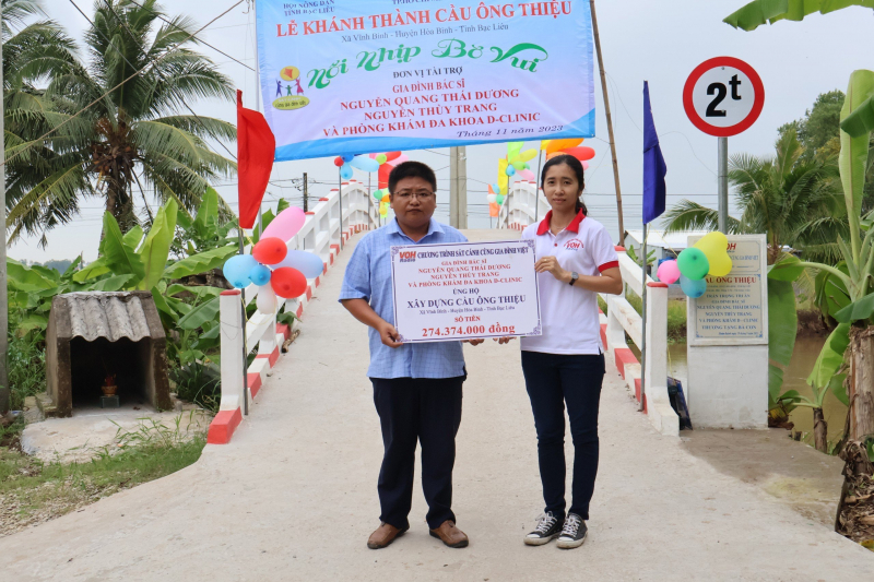 CẦU ÔNG THIỆU - XÃ VĨNH BÌNH, HUYỆN HÒA BÌNH, TỈNH BẠC LIÊU