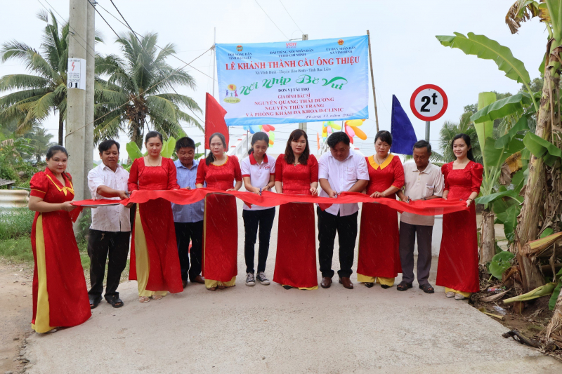 CẦU ÔNG THIỆU - XÃ VĨNH BÌNH, HUYỆN HÒA BÌNH, TỈNH BẠC LIÊU