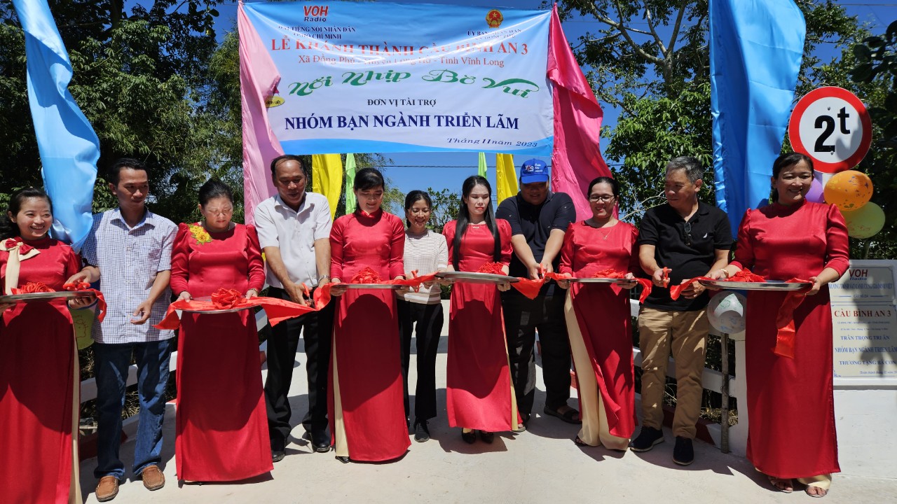 KHÁNH THÀNH CẦU BÌNH AN 2 VÀ CẦU BÌNH AN 3 - HUYỆN LONG HỒ, TỈNH VĨNH LONG