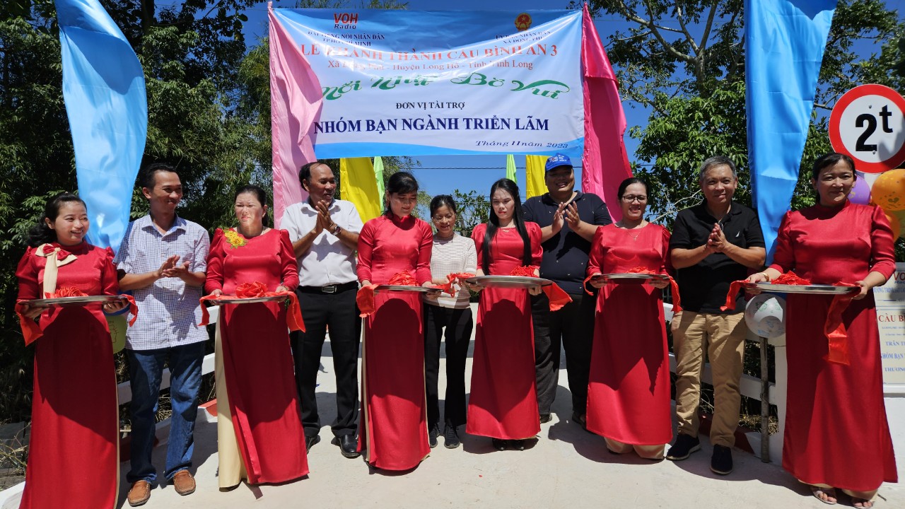 KHÁNH THÀNH CẦU BÌNH AN 2 VÀ CẦU BÌNH AN 3 - HUYỆN LONG HỒ, TỈNH VĨNH LONG