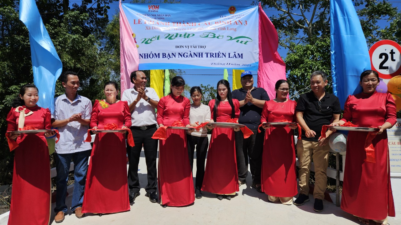 KHÁNH THÀNH CẦU BÌNH AN 2 VÀ CẦU BÌNH AN 3 - HUYỆN LONG HỒ, TỈNH VĨNH LONG