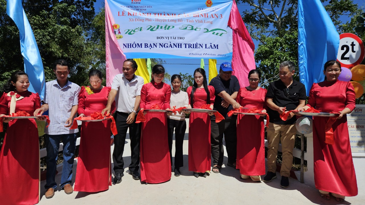 KHÁNH THÀNH CẦU BÌNH AN 2 VÀ CẦU BÌNH AN 3 - HUYỆN LONG HỒ, TỈNH VĨNH LONG