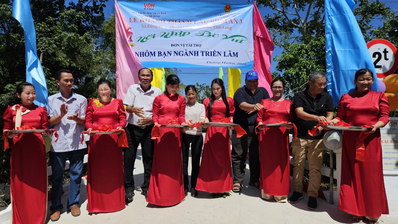 KHÁNH THÀNH CẦU BÌNH AN 2 VÀ CẦU BÌNH AN 3 - HUYỆN LONG HỒ, TỈNH VĨNH LONG