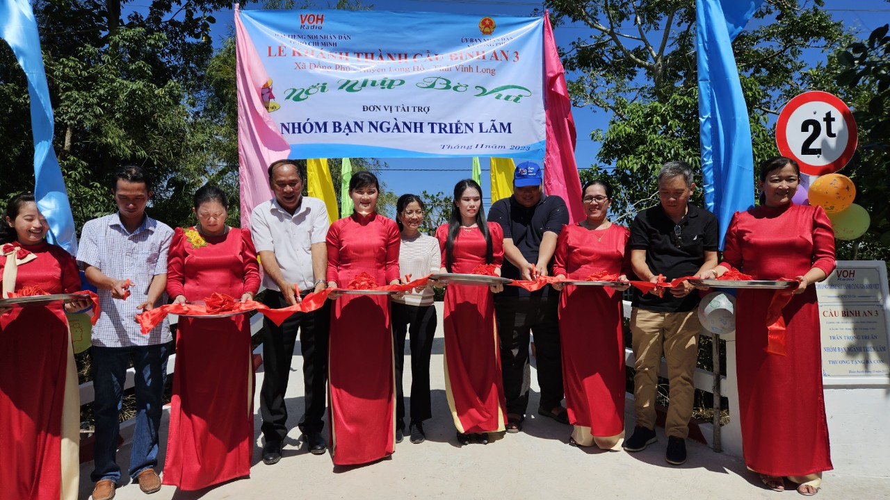 KHÁNH THÀNH CẦU BÌNH AN 2 VÀ CẦU BÌNH AN 3 - HUYỆN LONG HỒ, TỈNH VĨNH LONG