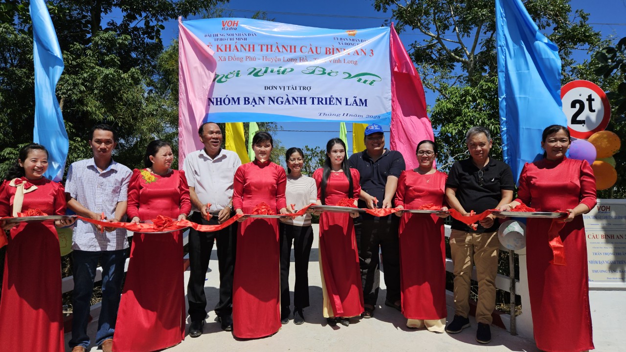KHÁNH THÀNH CẦU BÌNH AN 2 VÀ CẦU BÌNH AN 3 - HUYỆN LONG HỒ, TỈNH VĨNH LONG