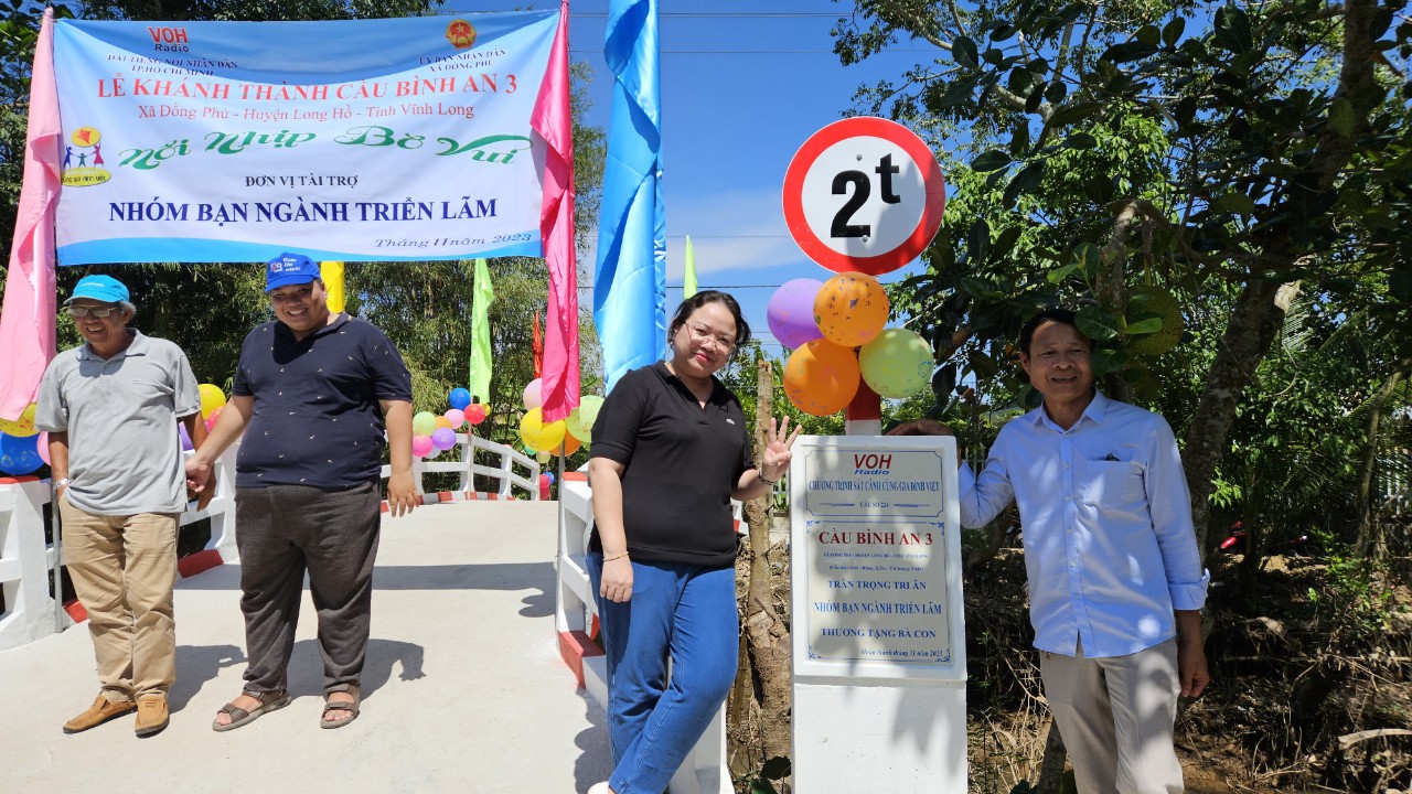 KHÁNH THÀNH CẦU BÌNH AN 2 VÀ CẦU BÌNH AN 3 - HUYỆN LONG HỒ, TỈNH VĨNH LONG