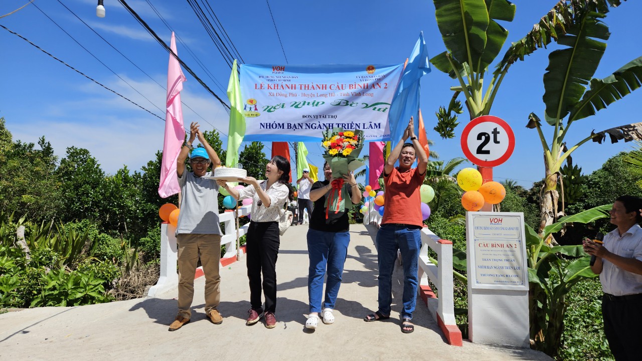 KHÁNH THÀNH CẦU BÌNH AN 2 VÀ CẦU BÌNH AN 3 - HUYỆN LONG HỒ, TỈNH VĨNH LONG