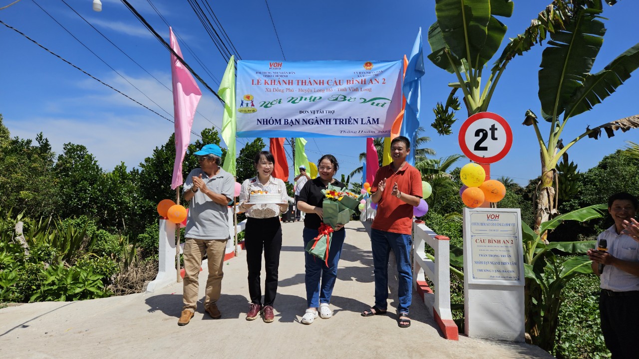 KHÁNH THÀNH CẦU BÌNH AN 2 VÀ CẦU BÌNH AN 3 - HUYỆN LONG HỒ, TỈNH VĨNH LONG