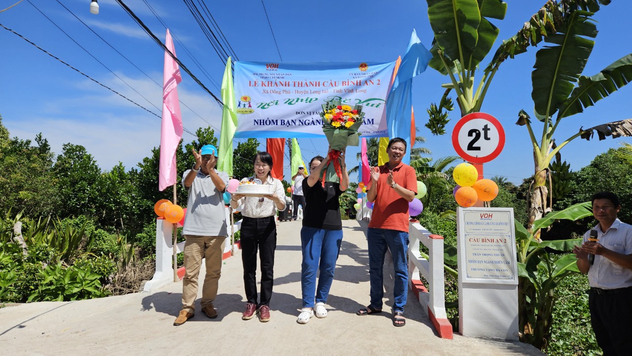 KHÁNH THÀNH CẦU BÌNH AN 2 VÀ CẦU BÌNH AN 3 - HUYỆN LONG HỒ, TỈNH VĨNH LONG