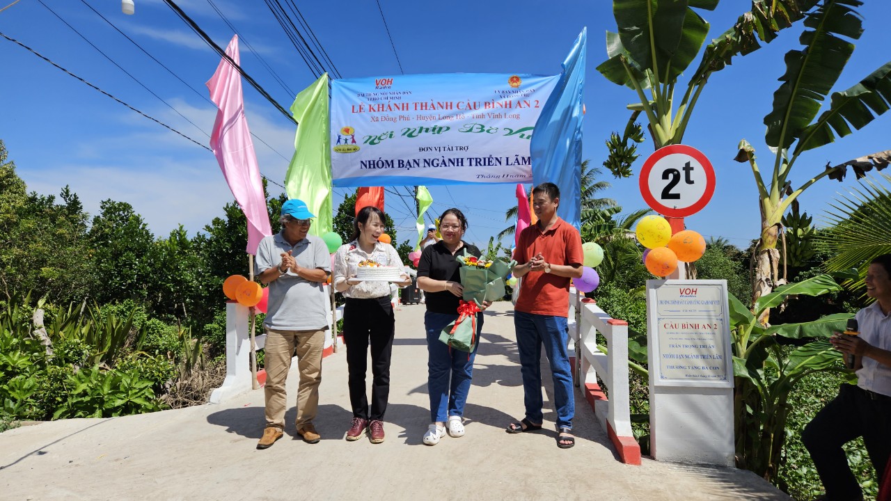 KHÁNH THÀNH CẦU BÌNH AN 2 VÀ CẦU BÌNH AN 3 - HUYỆN LONG HỒ, TỈNH VĨNH LONG