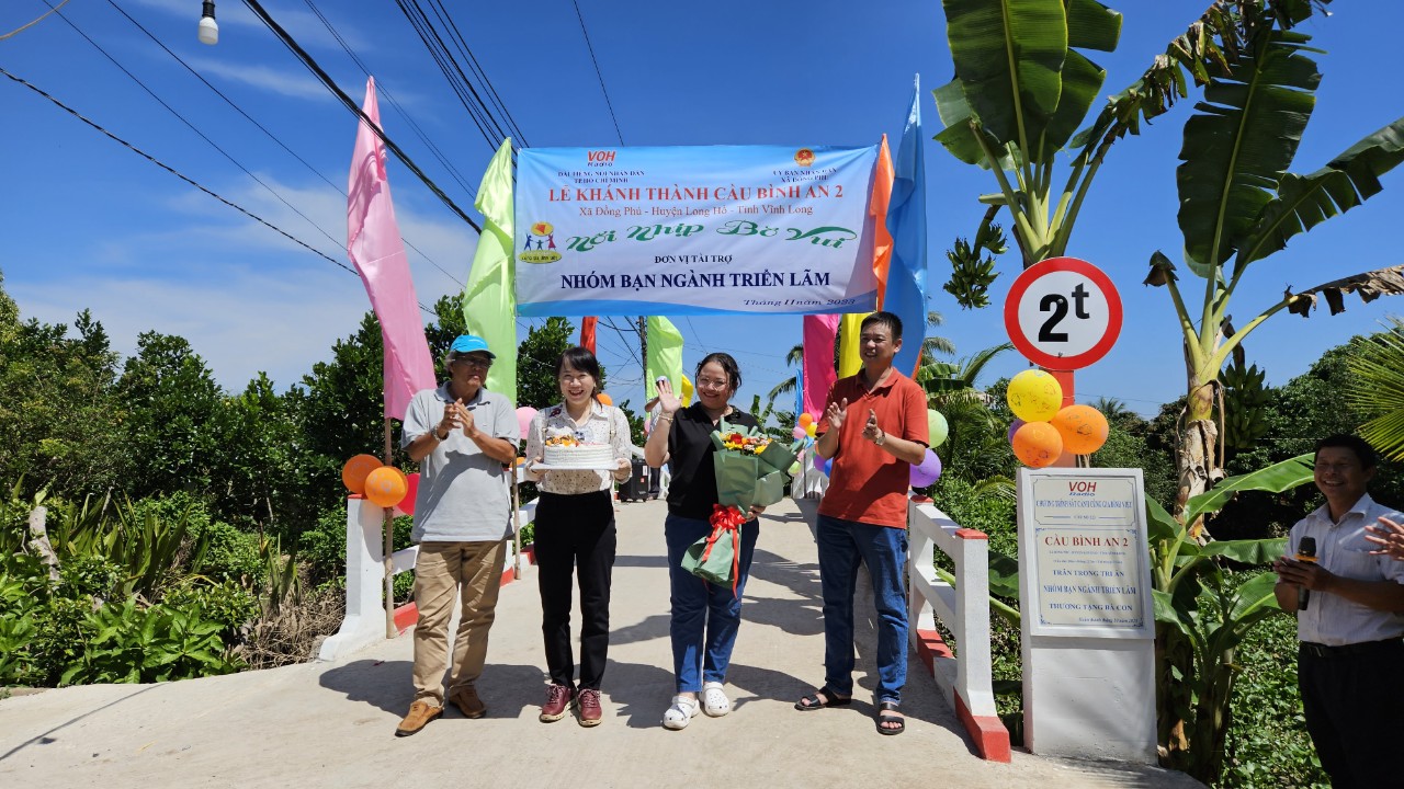 KHÁNH THÀNH CẦU BÌNH AN 2 VÀ CẦU BÌNH AN 3 - HUYỆN LONG HỒ, TỈNH VĨNH LONG