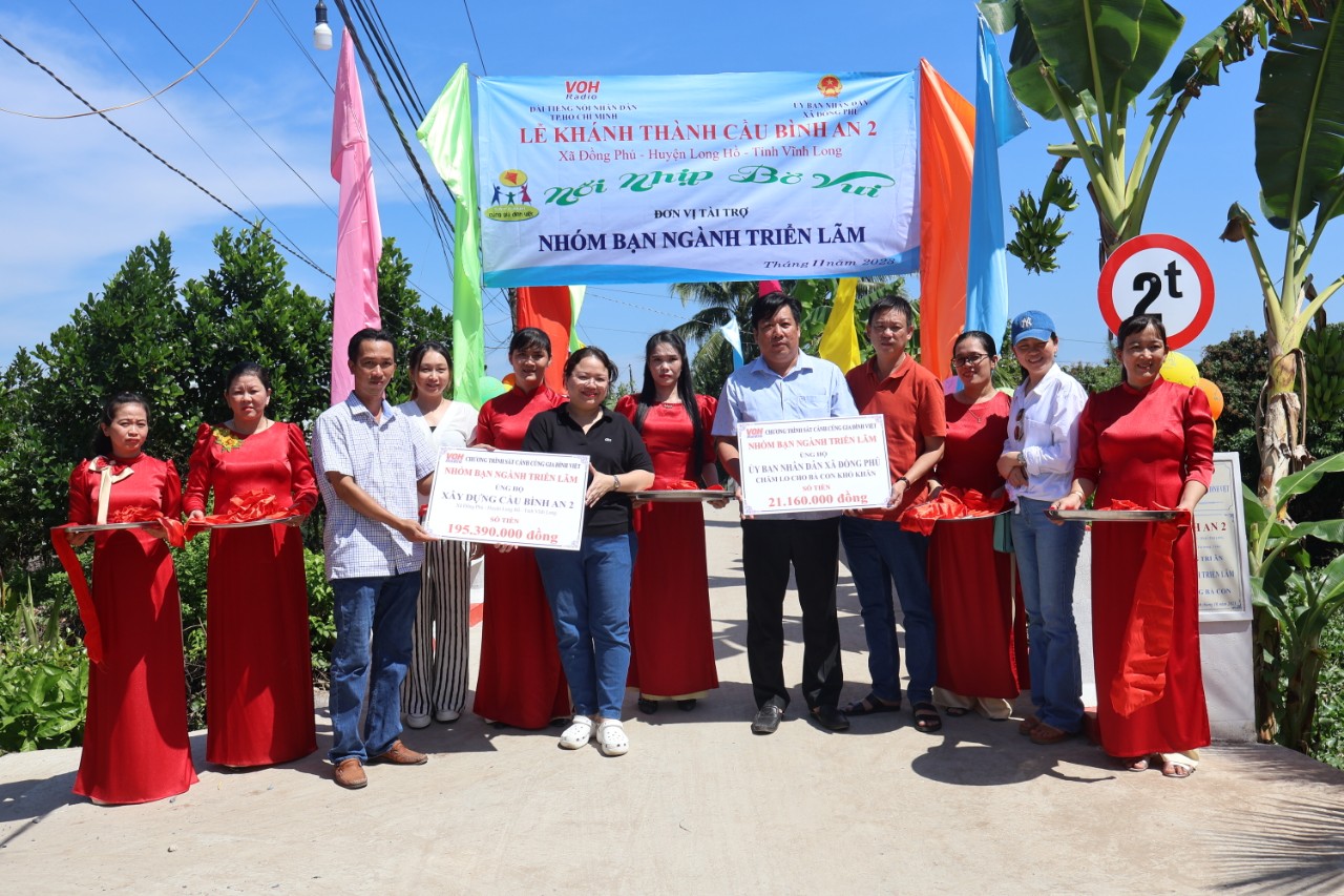 KHÁNH THÀNH CẦU BÌNH AN 2 VÀ CẦU BÌNH AN 3 - HUYỆN LONG HỒ, TỈNH VĨNH LONG