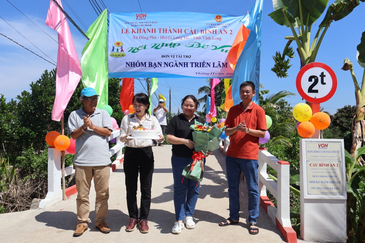 KHÁNH THÀNH CẦU BÌNH AN 2 VÀ CẦU BÌNH AN 3 - HUYỆN LONG HỒ, TỈNH VĨNH LONG