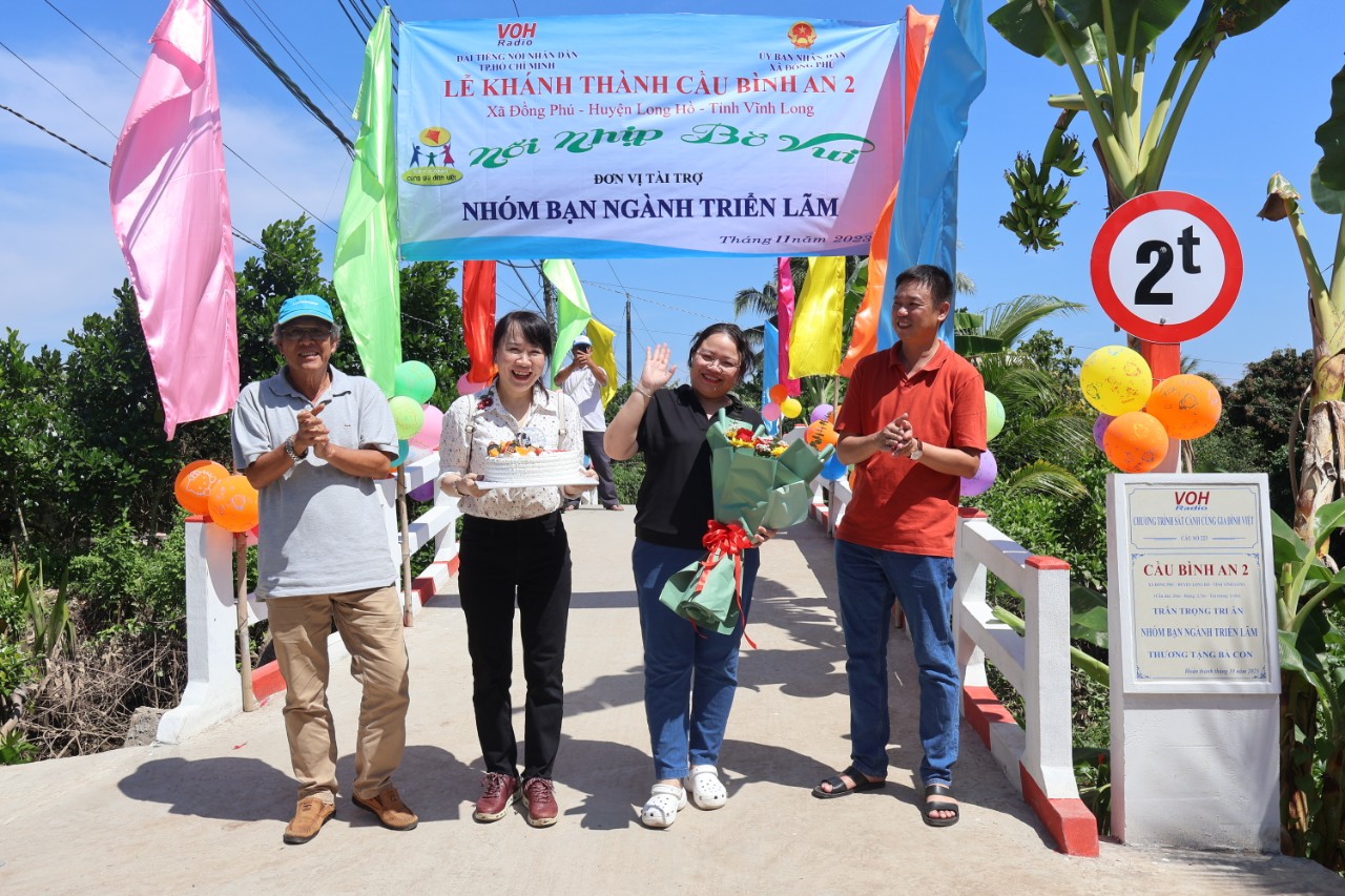 KHÁNH THÀNH CẦU BÌNH AN 2 VÀ CẦU BÌNH AN 3 - HUYỆN LONG HỒ, TỈNH VĨNH LONG
