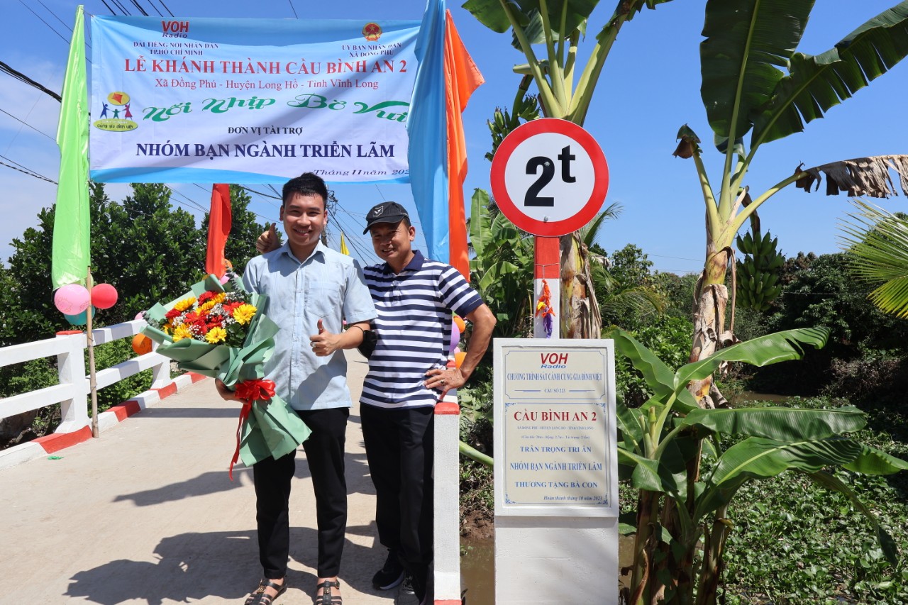 KHÁNH THÀNH CẦU BÌNH AN 2 VÀ CẦU BÌNH AN 3 - HUYỆN LONG HỒ, TỈNH VĨNH LONG