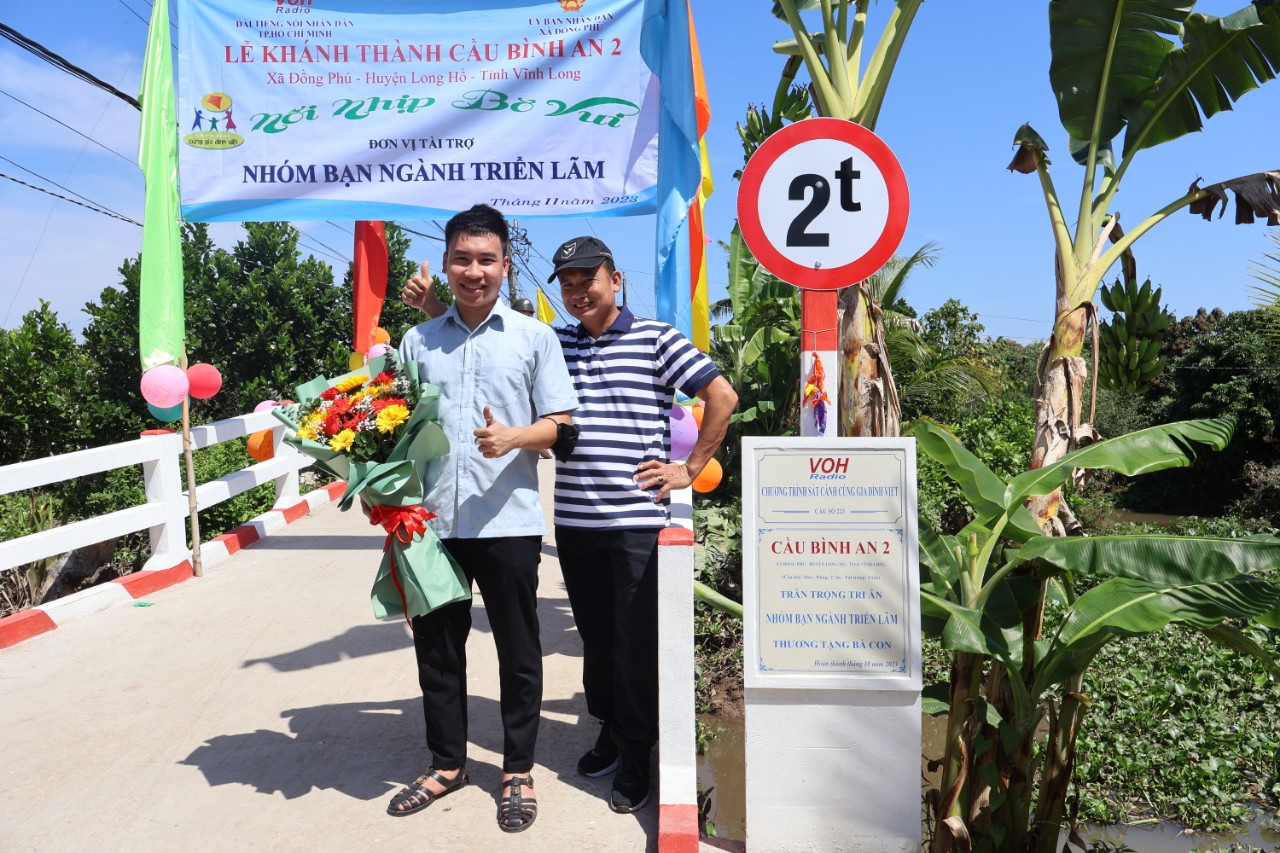 KHÁNH THÀNH CẦU BÌNH AN 2 VÀ CẦU BÌNH AN 3 - HUYỆN LONG HỒ, TỈNH VĨNH LONG