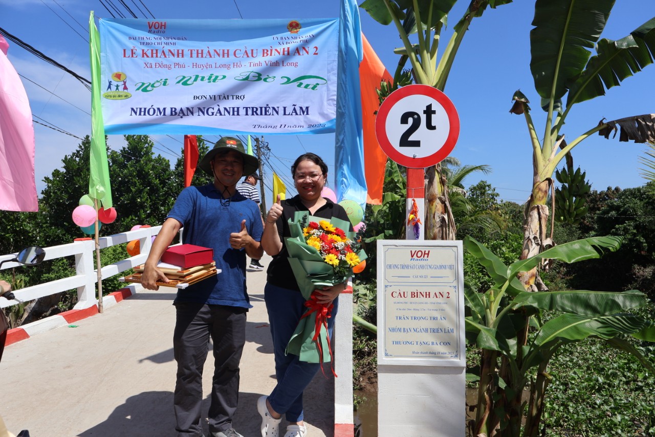 KHÁNH THÀNH CẦU BÌNH AN 2 VÀ CẦU BÌNH AN 3 - HUYỆN LONG HỒ, TỈNH VĨNH LONG