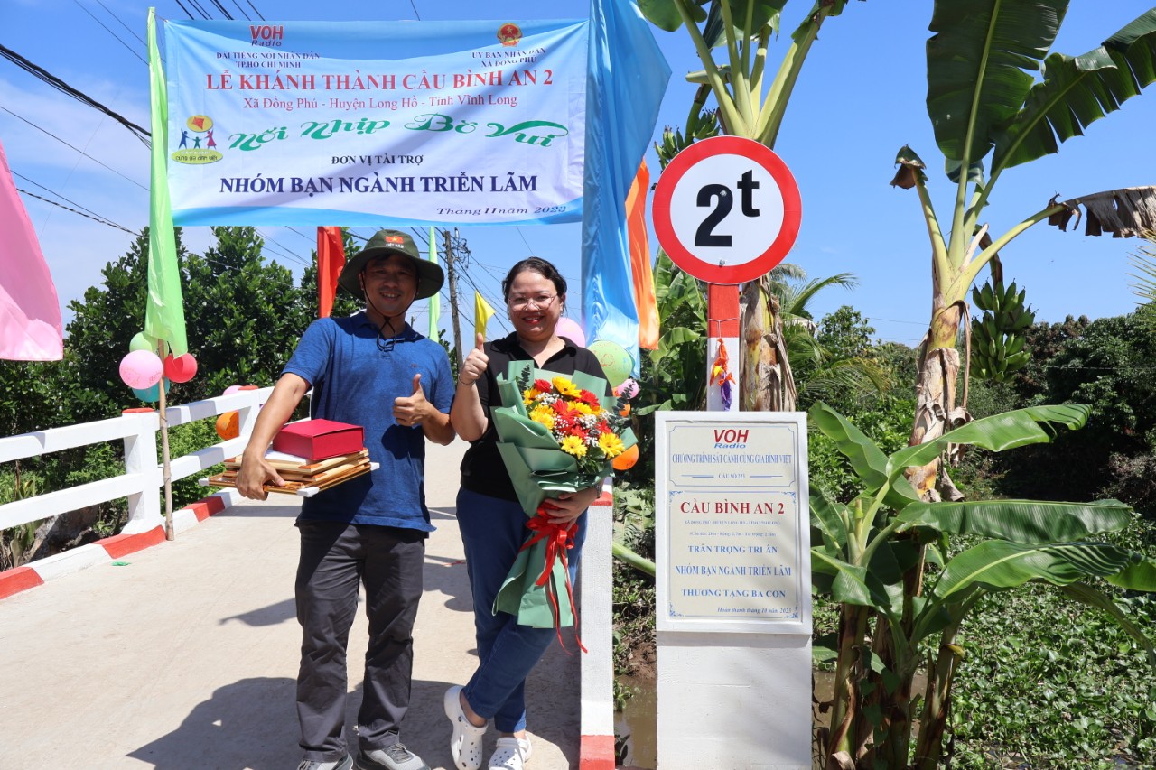 KHÁNH THÀNH CẦU BÌNH AN 2 VÀ CẦU BÌNH AN 3 - HUYỆN LONG HỒ, TỈNH VĨNH LONG