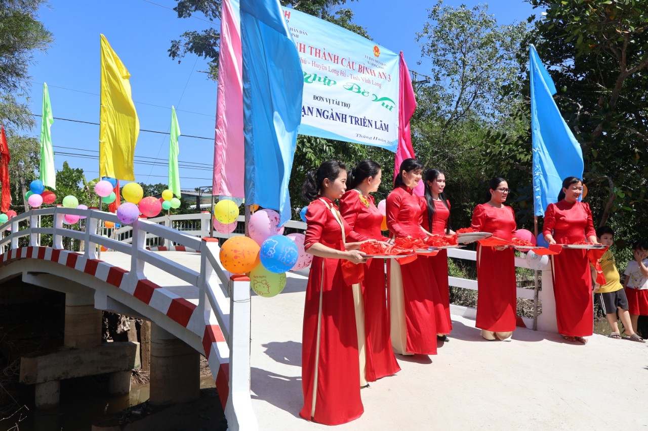 KHÁNH THÀNH CẦU BÌNH AN 2 VÀ CẦU BÌNH AN 3 - HUYỆN LONG HỒ, TỈNH VĨNH LONG