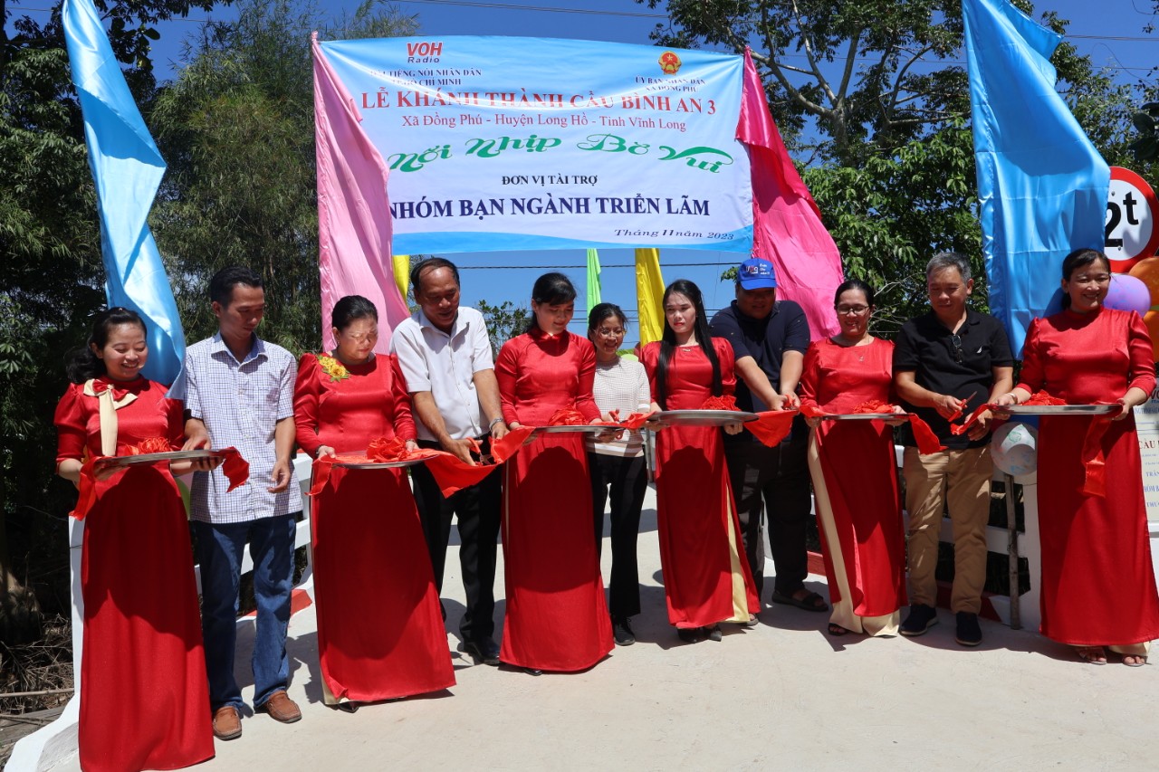 KHÁNH THÀNH CẦU BÌNH AN 2 VÀ CẦU BÌNH AN 3 - HUYỆN LONG HỒ, TỈNH VĨNH LONG