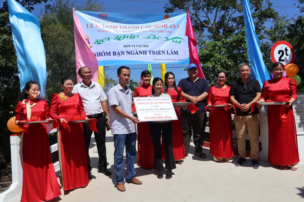 KHÁNH THÀNH CẦU BÌNH AN 2 VÀ CẦU BÌNH AN 3 - HUYỆN LONG HỒ, TỈNH VĨNH LONG