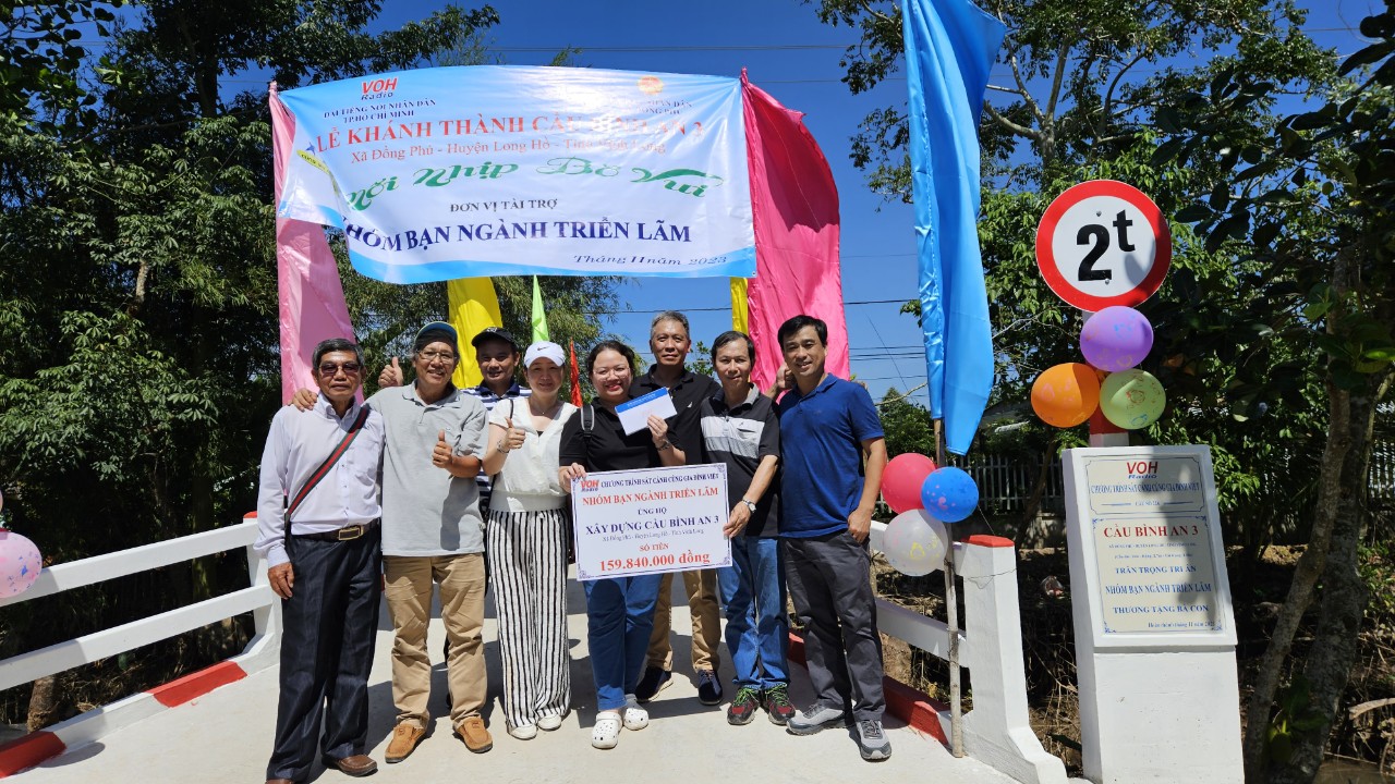KHÁNH THÀNH CẦU BÌNH AN 2 VÀ CẦU BÌNH AN 3 - HUYỆN LONG HỒ, TỈNH VĨNH LONG