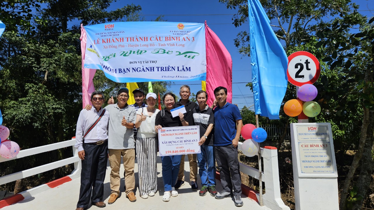 KHÁNH THÀNH CẦU BÌNH AN 2 VÀ CẦU BÌNH AN 3 - HUYỆN LONG HỒ, TỈNH VĨNH LONG