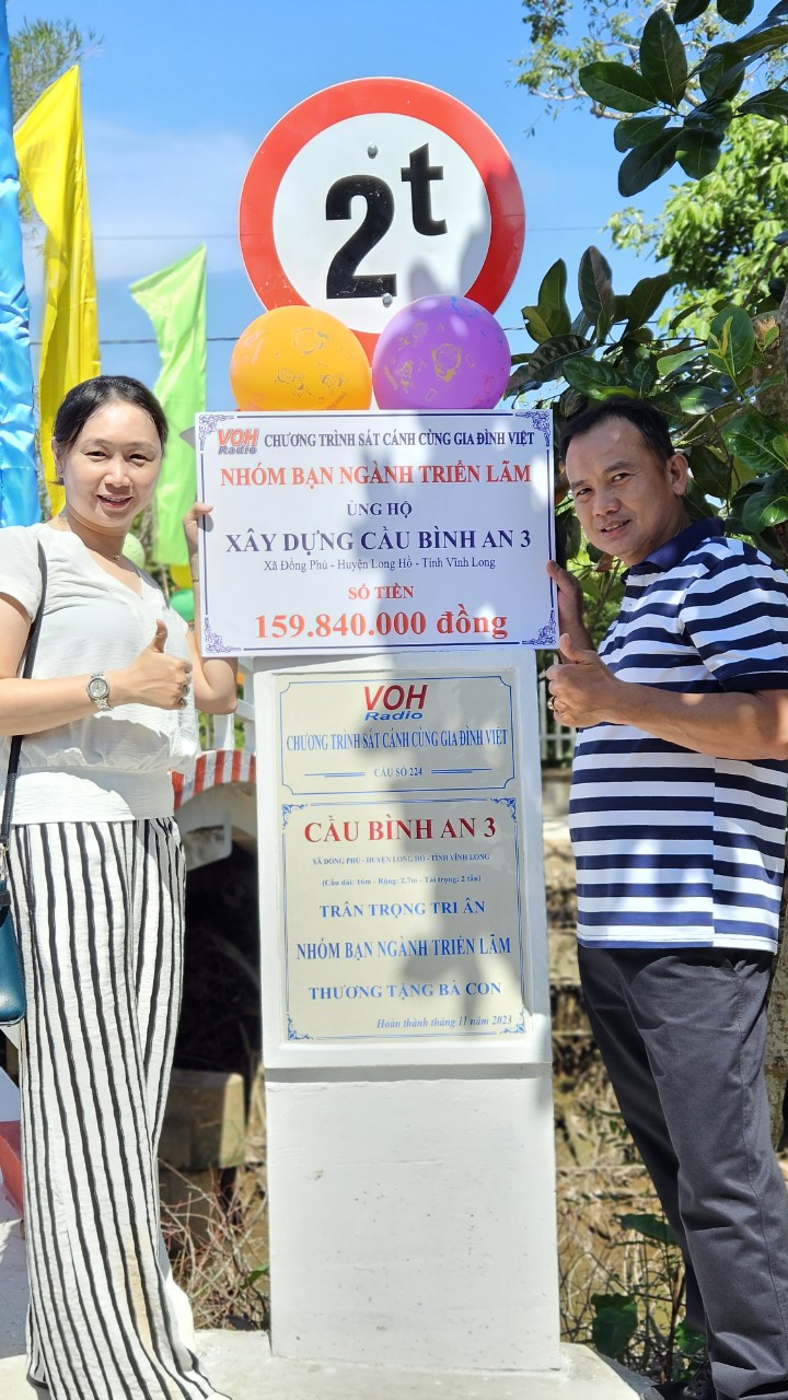 KHÁNH THÀNH CẦU BÌNH AN 2 VÀ CẦU BÌNH AN 3 - HUYỆN LONG HỒ, TỈNH VĨNH LONG