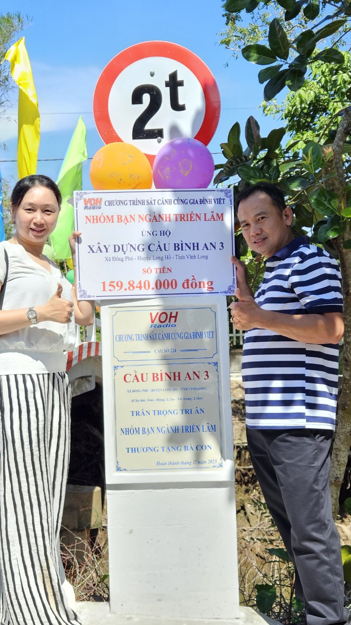KHÁNH THÀNH CẦU BÌNH AN 2 VÀ CẦU BÌNH AN 3 - HUYỆN LONG HỒ, TỈNH VĨNH LONG