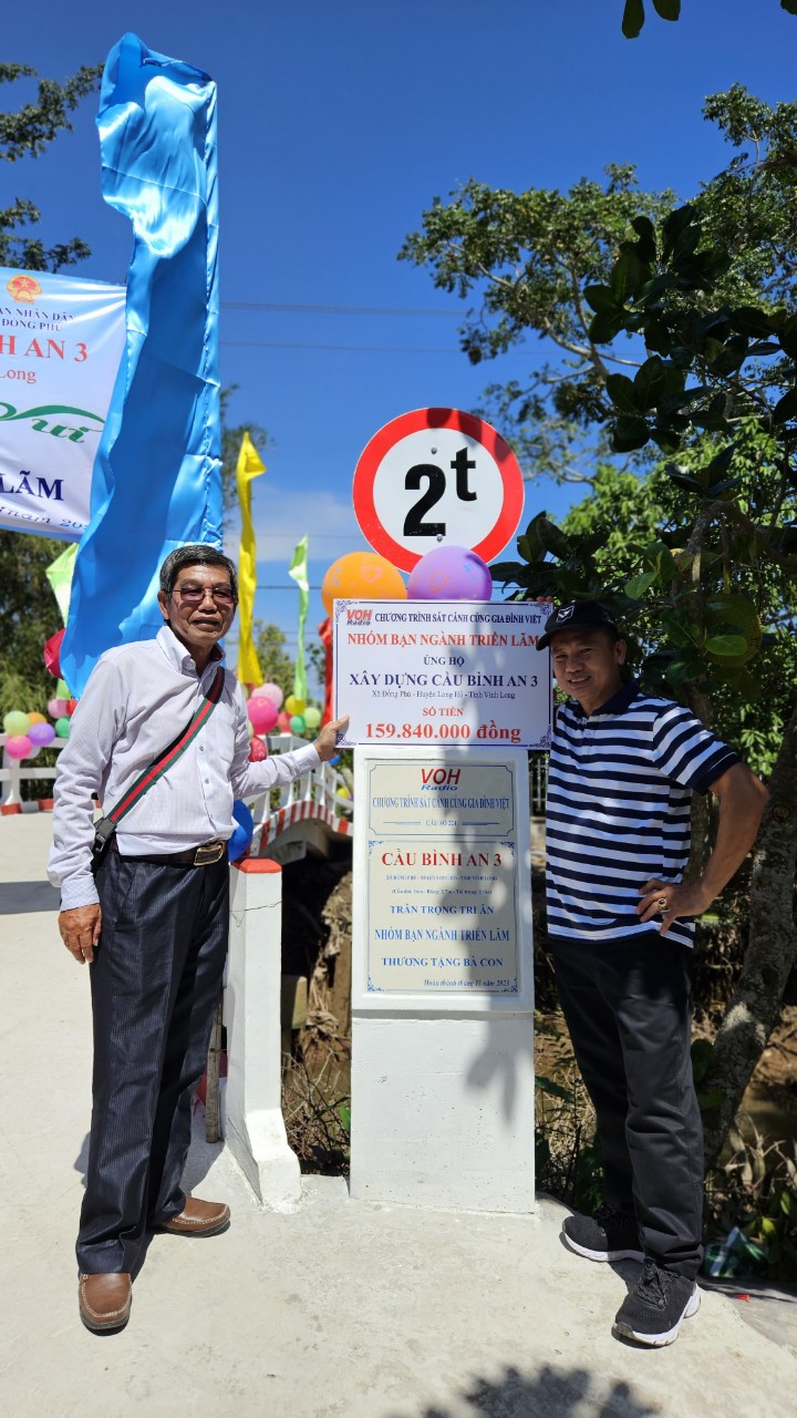 KHÁNH THÀNH CẦU BÌNH AN 2 VÀ CẦU BÌNH AN 3 - HUYỆN LONG HỒ, TỈNH VĨNH LONG