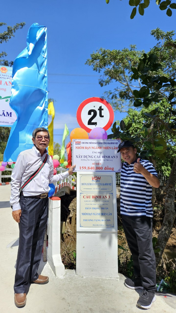 KHÁNH THÀNH CẦU BÌNH AN 2 VÀ CẦU BÌNH AN 3 - HUYỆN LONG HỒ, TỈNH VĨNH LONG