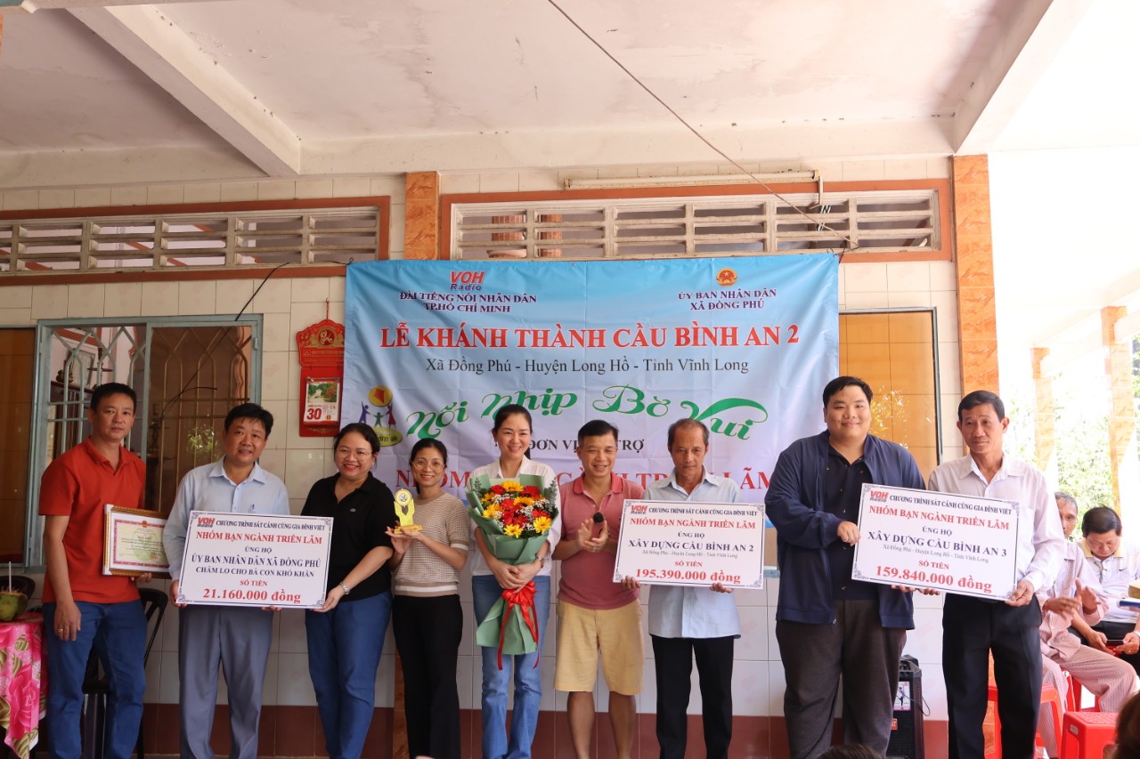 KHÁNH THÀNH CẦU BÌNH AN 2 VÀ CẦU BÌNH AN 3 - HUYỆN LONG HỒ, TỈNH VĨNH LONG