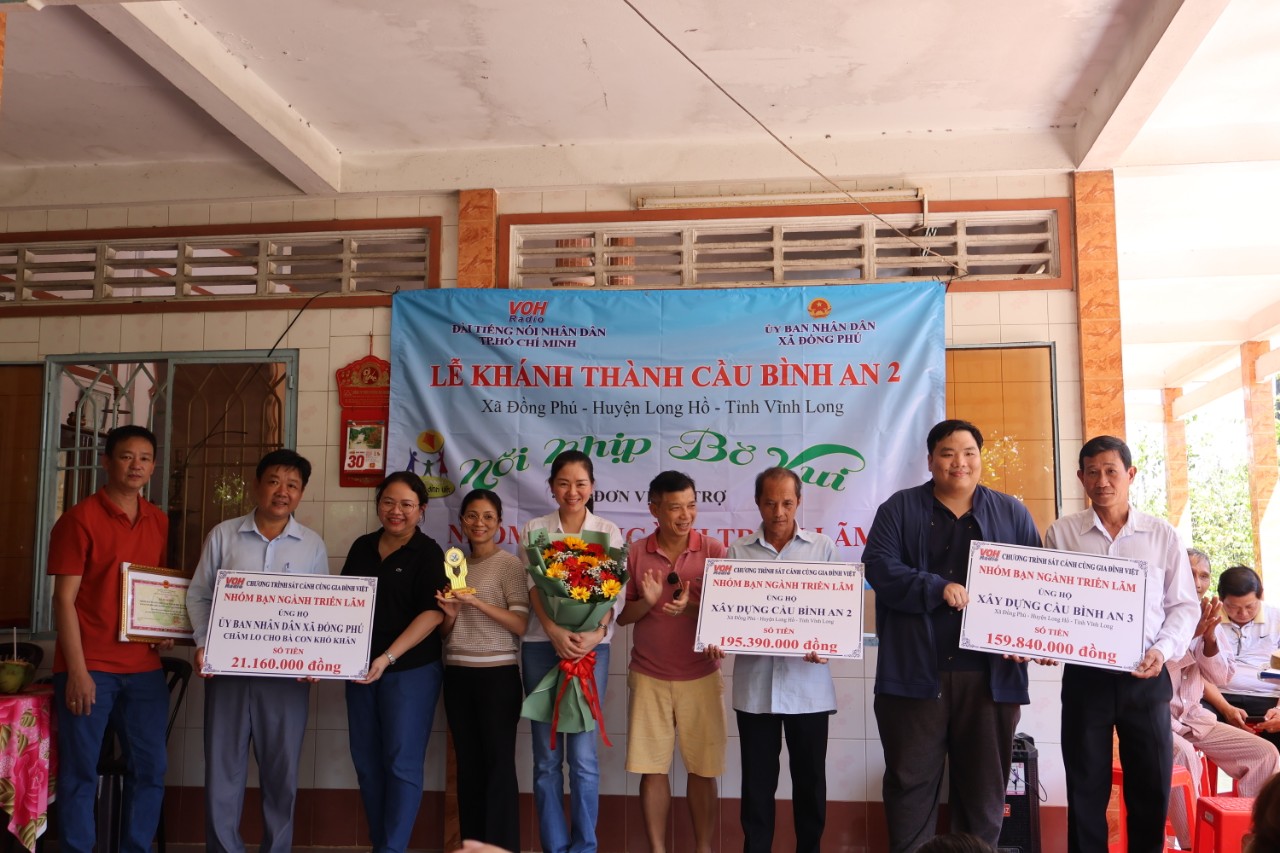 KHÁNH THÀNH CẦU BÌNH AN 2 VÀ CẦU BÌNH AN 3 - HUYỆN LONG HỒ, TỈNH VĨNH LONG