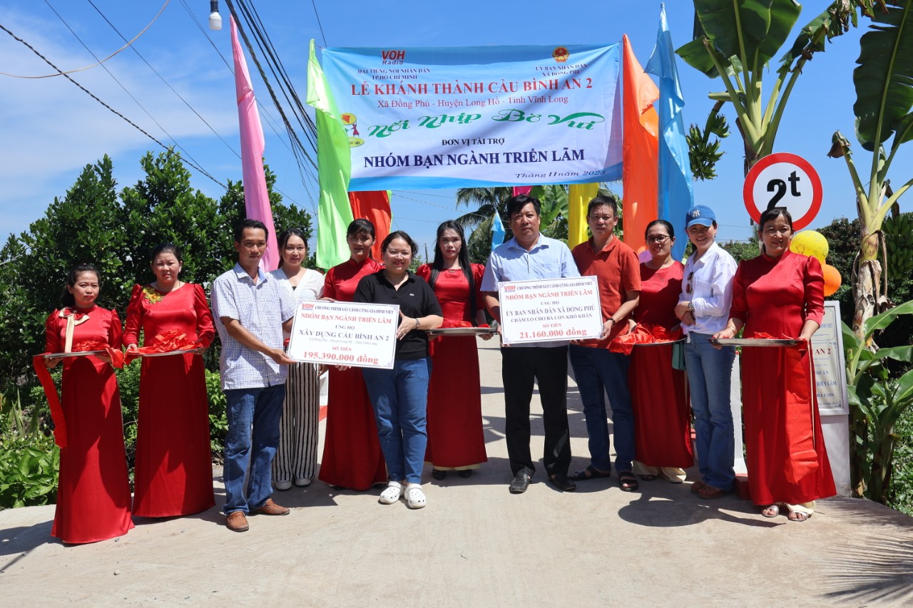 KHÁNH THÀNH CẦU BÌNH AN 2 VÀ CẦU BÌNH AN 3 - HUYỆN LONG HỒ, TỈNH VĨNH LONG