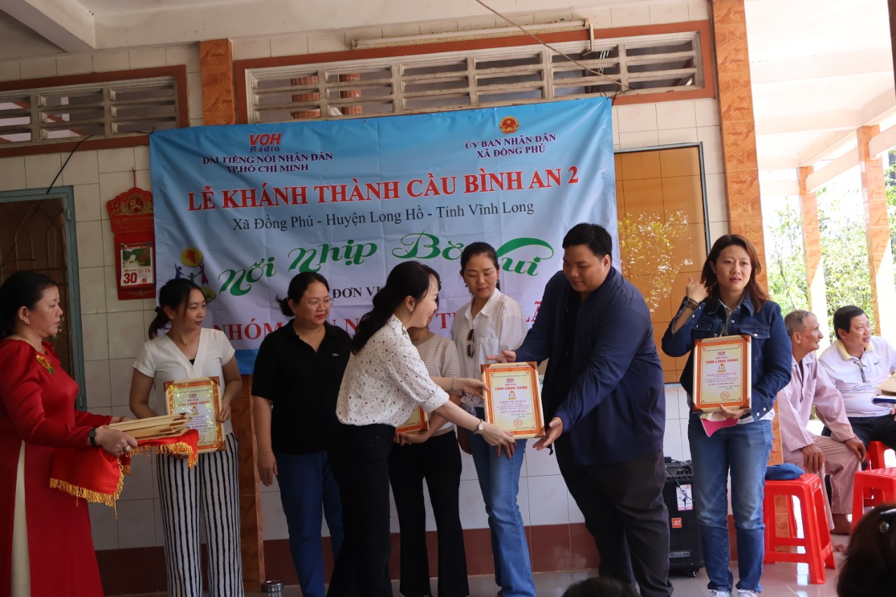 KHÁNH THÀNH CẦU BÌNH AN 2 VÀ CẦU BÌNH AN 3 - HUYỆN LONG HỒ, TỈNH VĨNH LONG