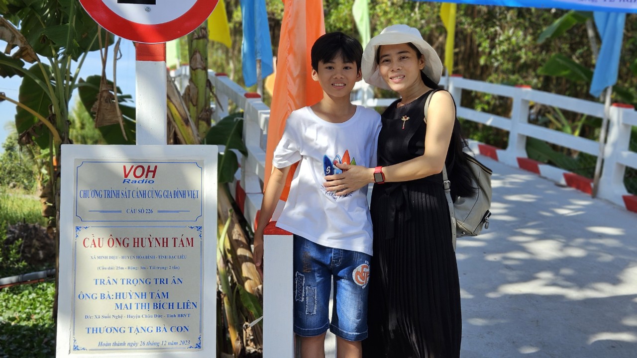 KHÁNH THÀNH CẦU ÔNG HUỲNH TÁM - XÃ MINH DIỆU, HUYỆN HÒA BÌNH, TỈNH BẠC LIÊU