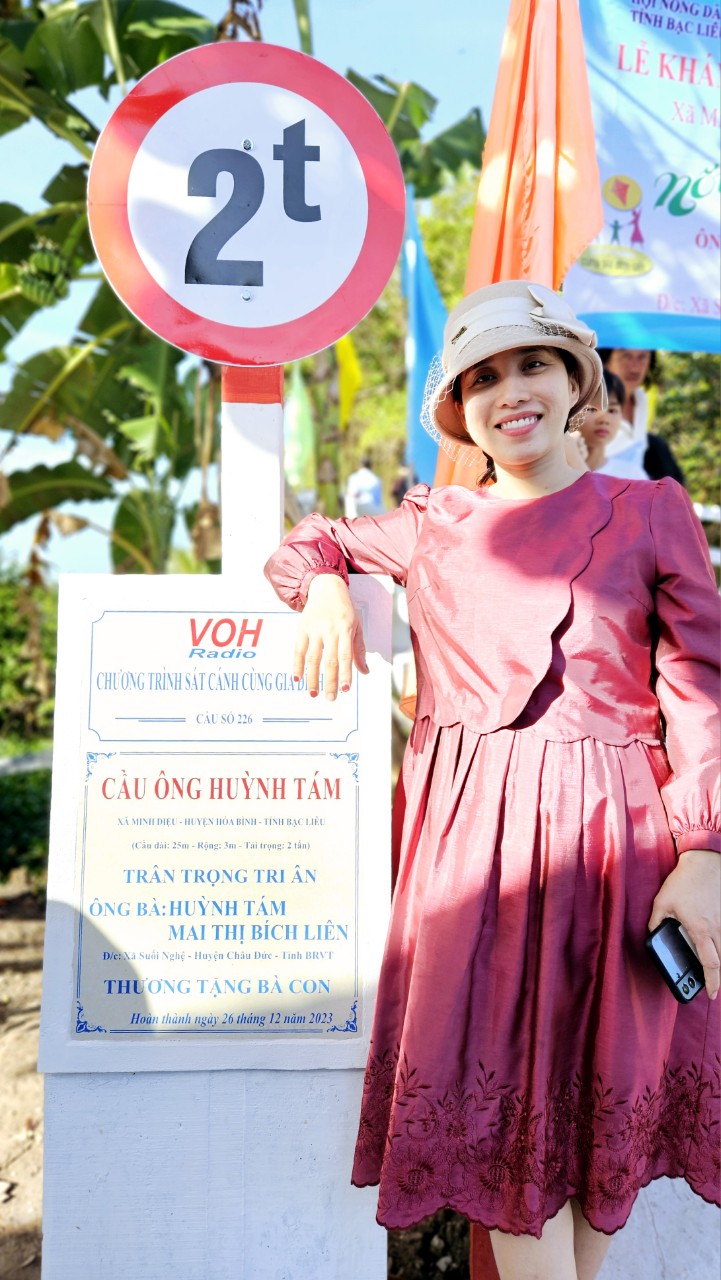 KHÁNH THÀNH CẦU ÔNG HUỲNH TÁM - XÃ MINH DIỆU, HUYỆN HÒA BÌNH, TỈNH BẠC LIÊU
