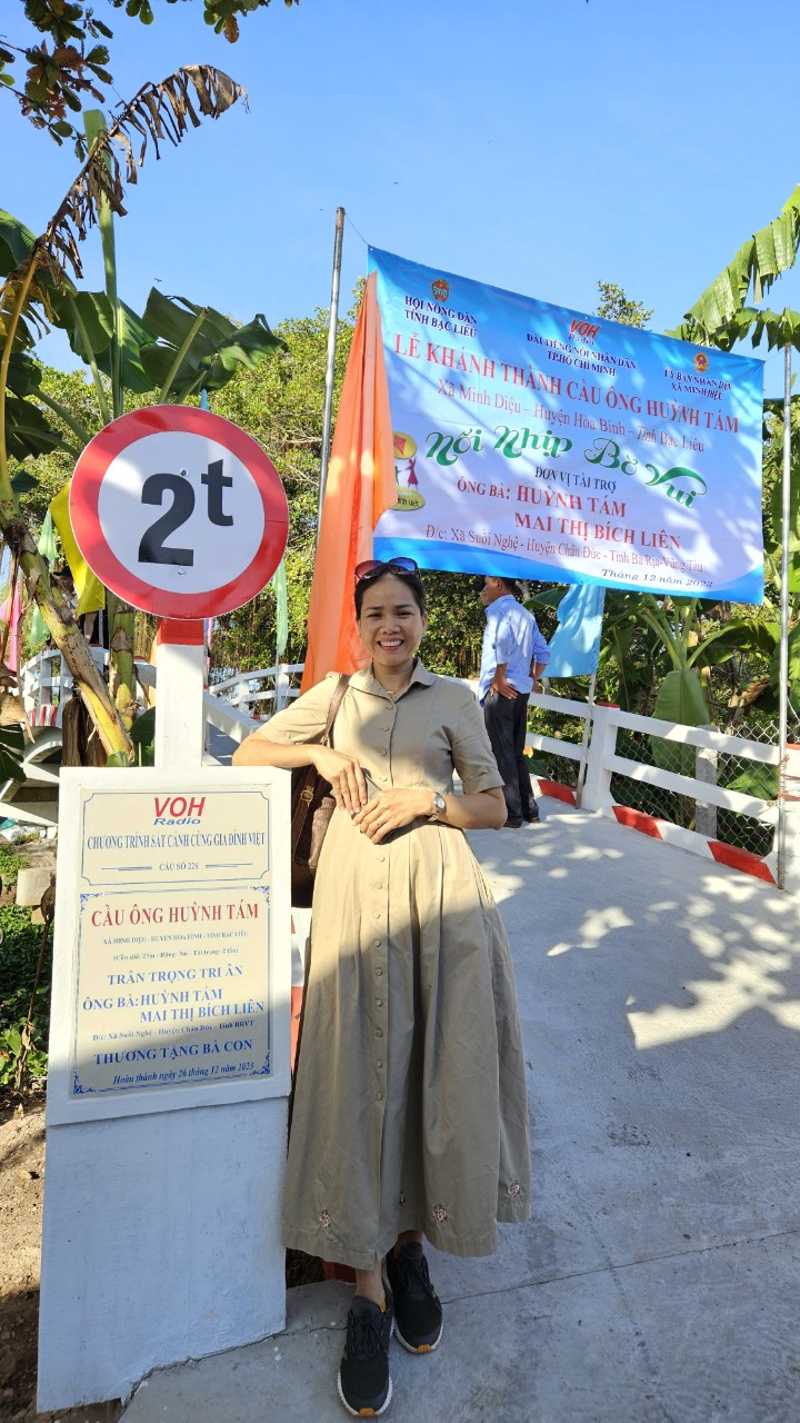 KHÁNH THÀNH CẦU ÔNG HUỲNH TÁM - XÃ MINH DIỆU, HUYỆN HÒA BÌNH, TỈNH BẠC LIÊU